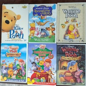 Lot of Disney's Winnie the Pooh DVDS